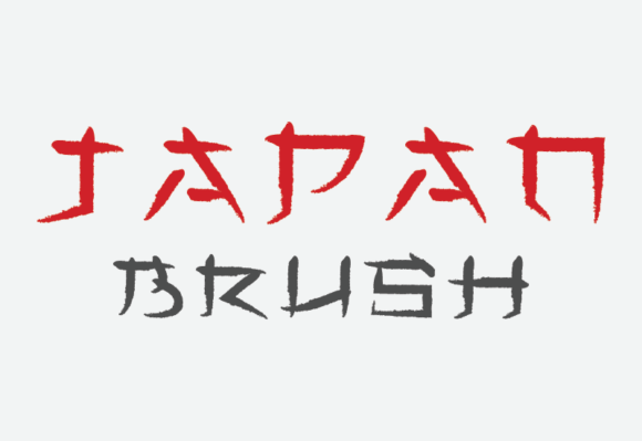 Japan Brush Font - Featured Image