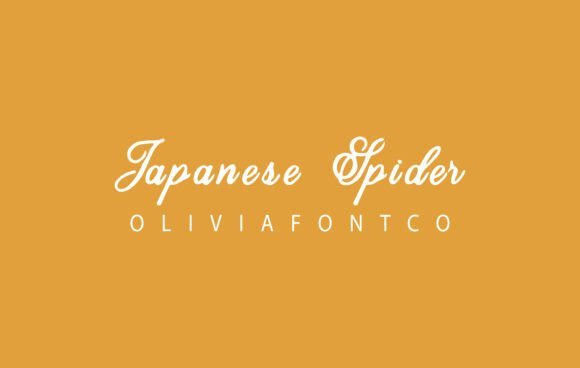 Japanese Spider Font Download for Desktop