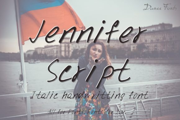 Jennifer Script Font - Featured Image