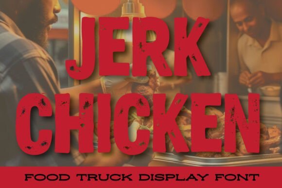 Jerk Chicken Font - Featured Image