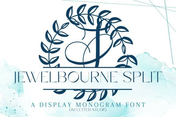 Jewelbourne Split Monogram Font Download for Desktop