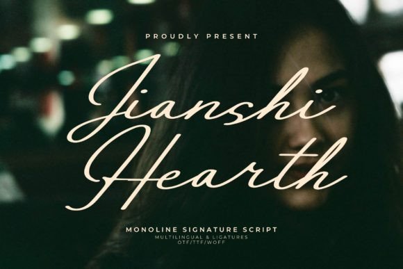Jianshi Hearth Font - Featured Image