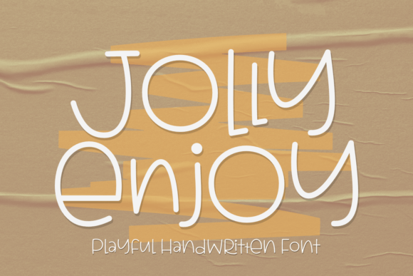 Jolly Enjoy Font - Featured Image