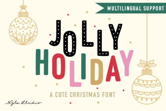 Jolly Holiday Font - Featured Image