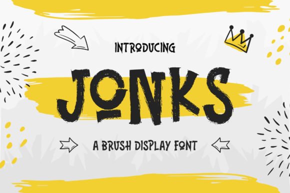 Jonks Font - Featured Image