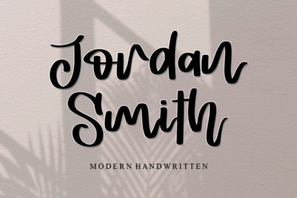 Jordan Smith Font - Featured Image