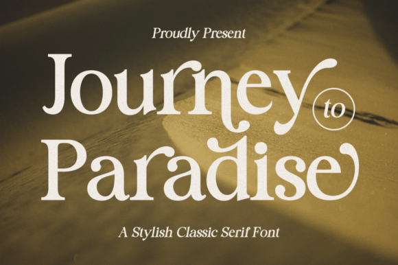 Journey to Paradise Font - Featured Image