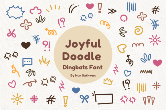 Joyful Doodle Font - Featured Image