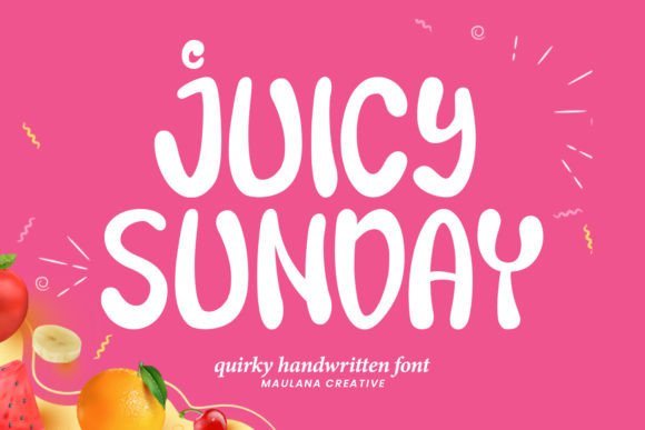 Juicy Sunday Font Download for Desktop