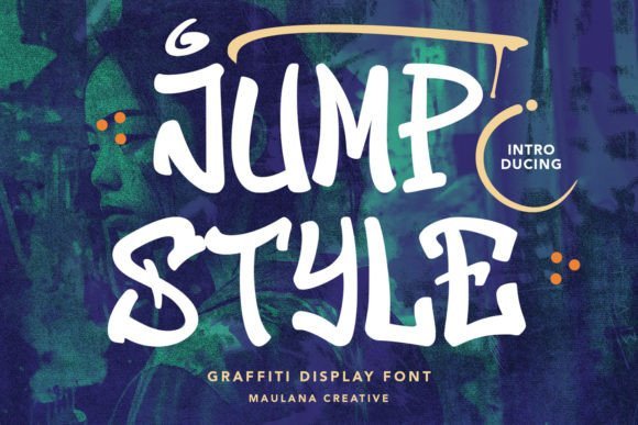 Jump Style Graffiti Font - Featured Image