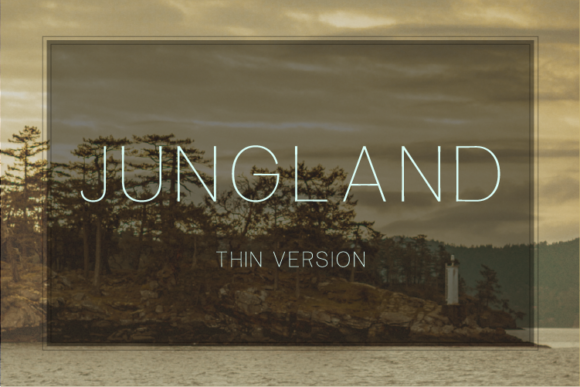 Jungland Thin Font - Featured Image