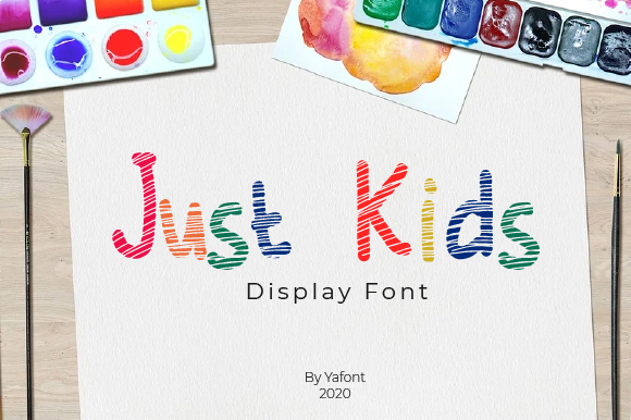Just Kids Font - Featured Image