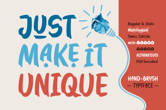 Just Make It Unique Font Download for Desktop