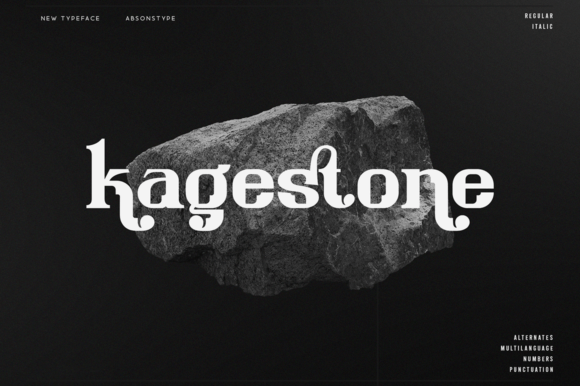 Kagestone Font Download for Desktop