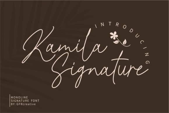 Kamila Signature Font Download for Desktop