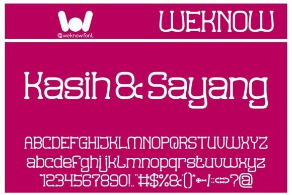Kasih Sayang Font Download for Desktop