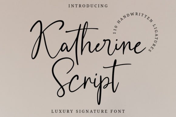 Katherine Script Font Download for Desktop