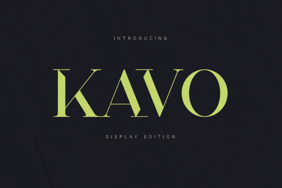 Kavo Font Download for Desktop