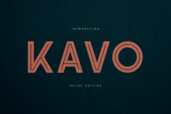 Kavo Inline Font - Featured Image