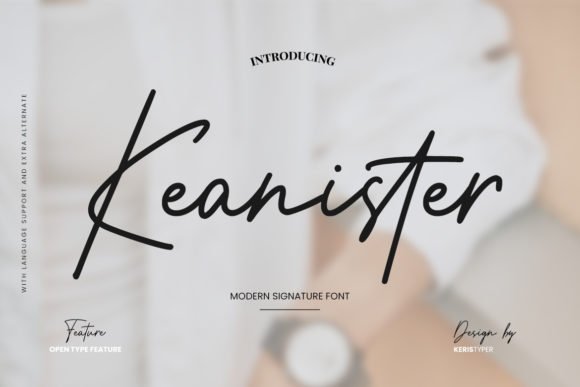 Keanister Font - Featured Image