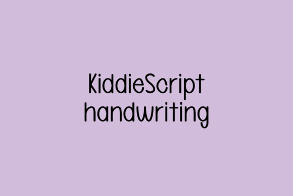 Kiddiescript Font Download for Desktop