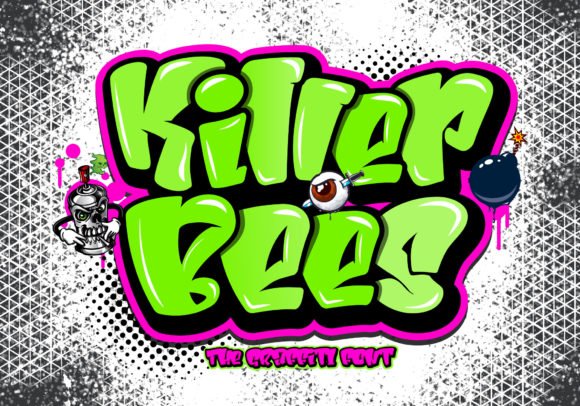 Killer Bees Font - Featured Image