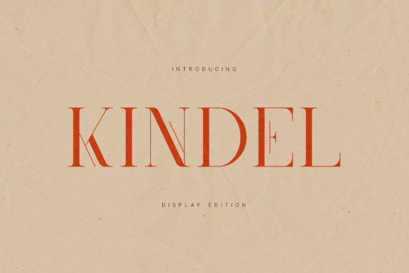 Kindel Display Edition Font - Featured Image