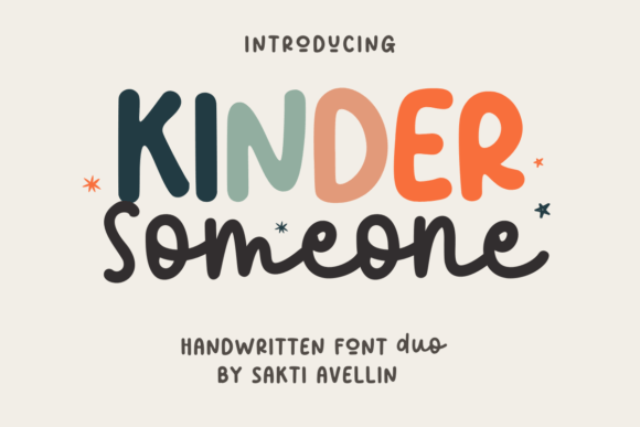 Kinder Someone Duo Font Download for Desktop