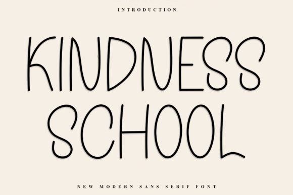 Kindness School Font - Featured Image
