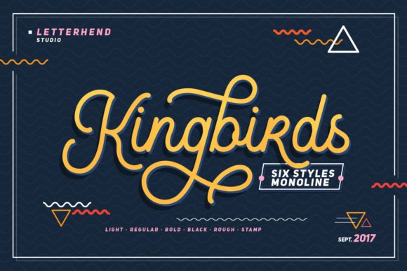 Kingbirds Script Font Download for Desktop