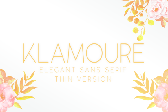 Klamoure Thin Font Download for Desktop