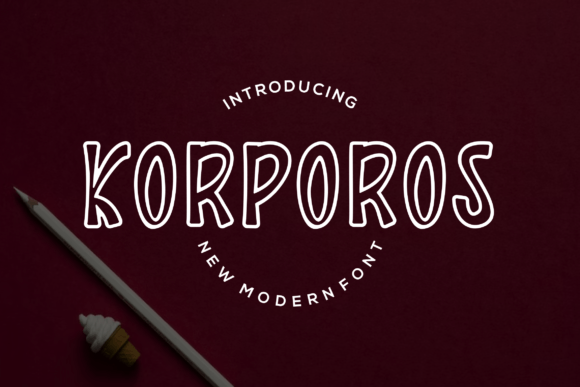 Korporos Font - Featured Image