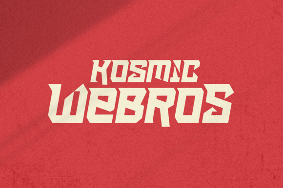 Kosmic Webros Font - Featured Image