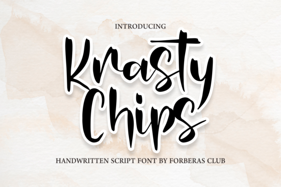 Krasty Chips Font Download for Desktop