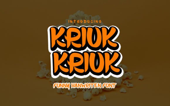 Kriuk Kriuk Font - Featured Image