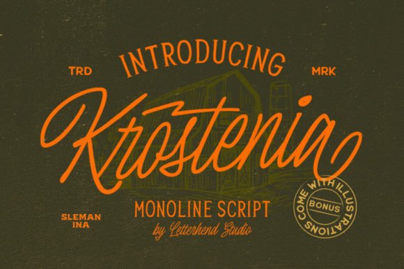 Krostenia Font - Featured Image