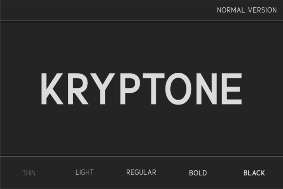 Kryptone Font - Featured Image