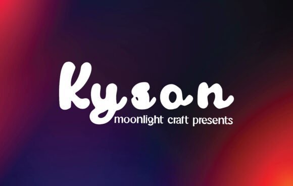 Kyson Font Download for Desktop
