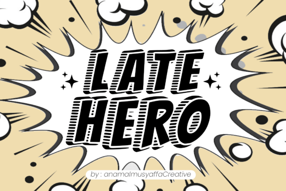 Late Hero Font - Featured Image