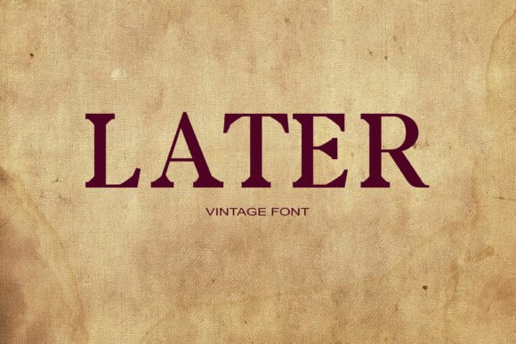 Later Font Download for Desktop