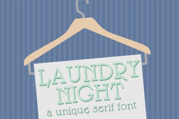 Laundry Night Font Download for Desktop