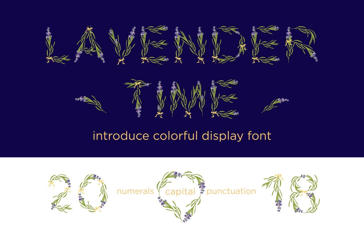 Lavender Time Font - Featured Image