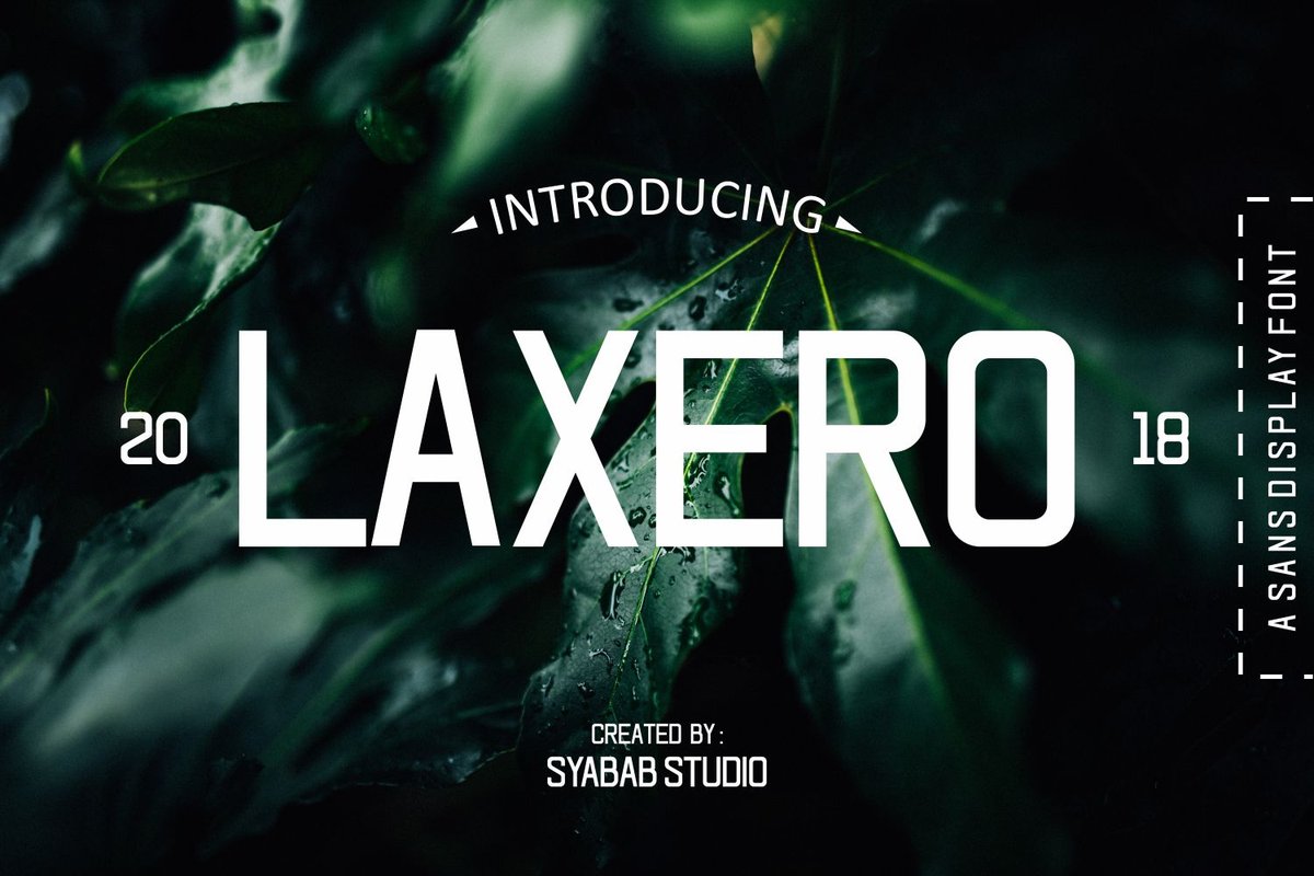 Laxero Font - Featured Image