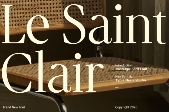Le Saint Clair Font - Featured Image