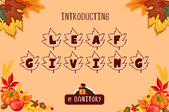 Leaf Giving Font Download for Desktop