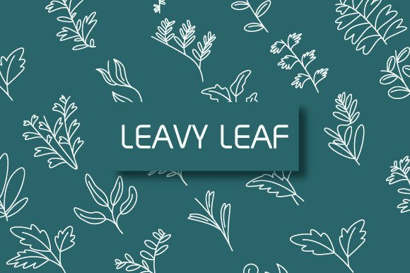 Leavy Leaf Font - Featured Image