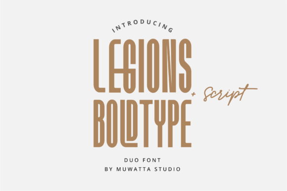 Legions Boldtype Font - Featured Image