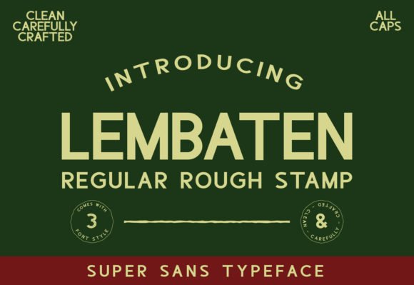 Lembaten Font - Featured Image