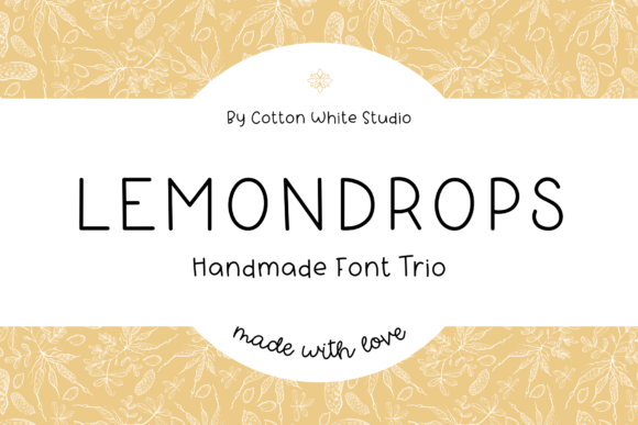 Lemondrops Trio Font - Featured Image