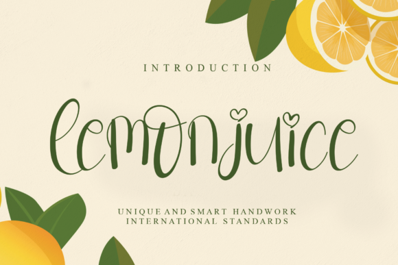 Lemonjuice Font - Featured Image